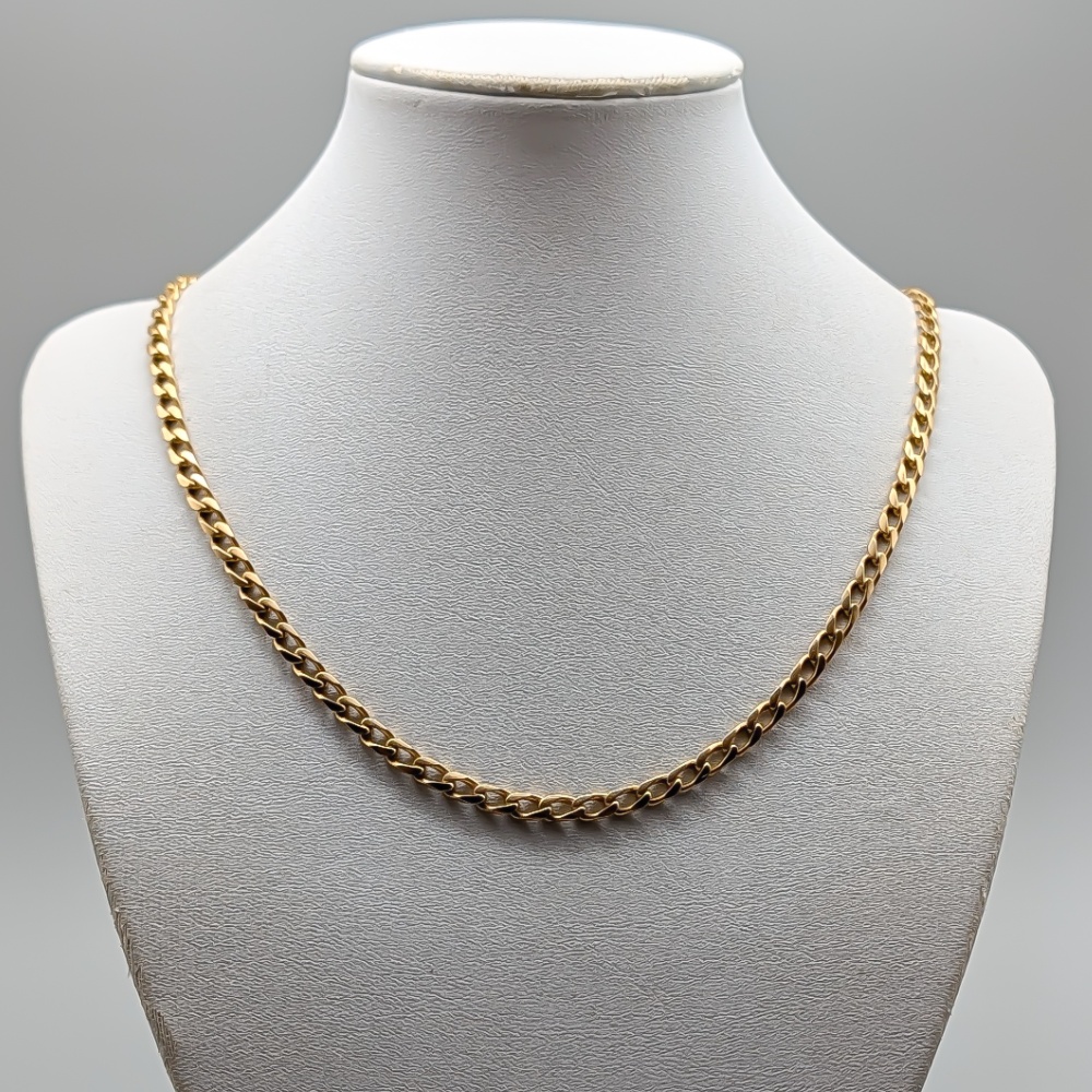 52.5cm Curb Chain in Gold 18K 26.7g