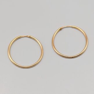 Hoops in Gold 18K 2.44g 32mm