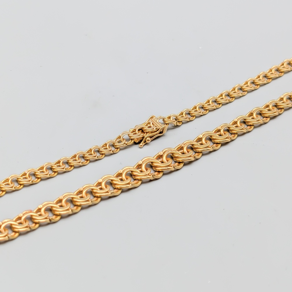 42.5cm Graduated Bismarck Chain in Gold 18K 20.13g - Image 2