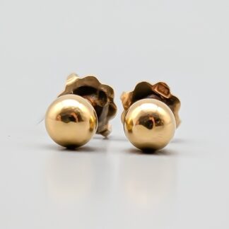 Earrings in Gold 18K 1.39g 5mm