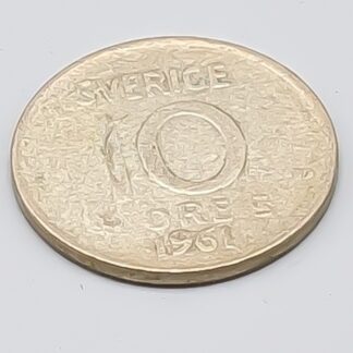 1 pcs 10 öre Sweden 1947 S400 1.4g 14mm