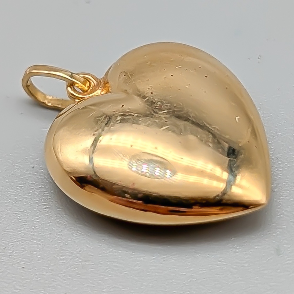 Boliden Pendant in Gold Heart 18K 1.06g 19mm - Image 2