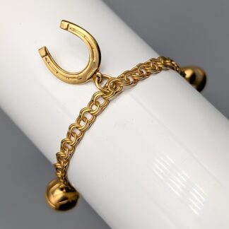 19cm Bismarck Chain in Gold with Charms 18K 11.83g