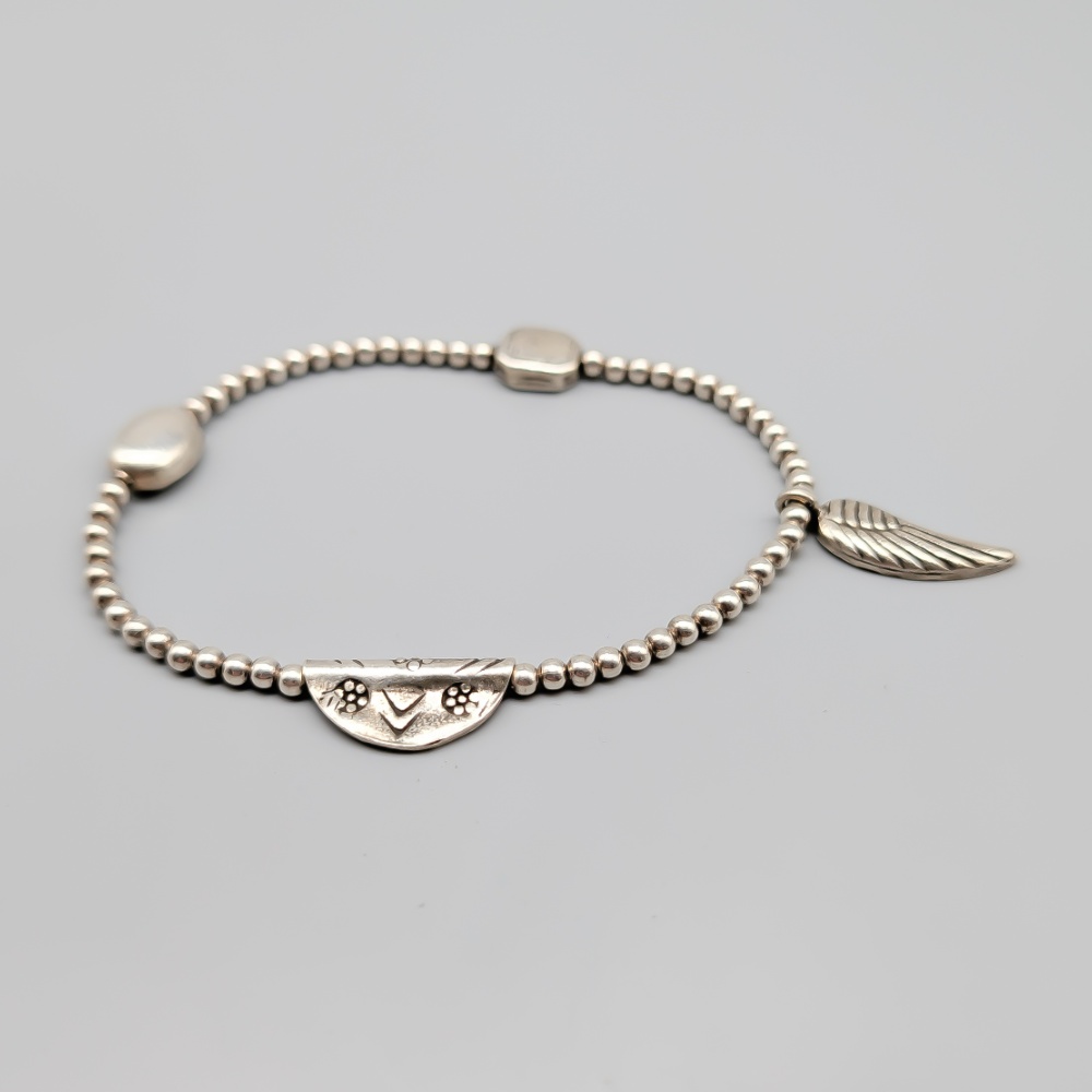 20cm Bracelet in Silver with Charms S925 8.86g - Image 2