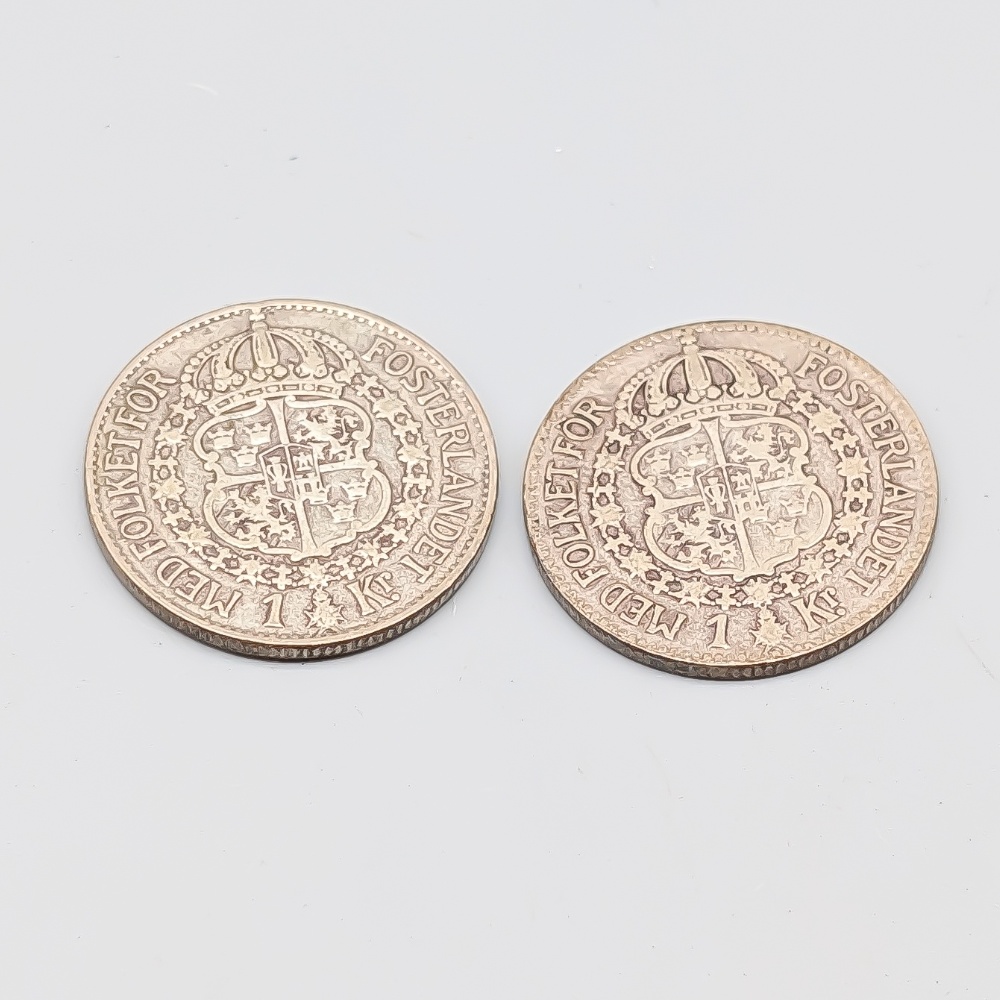 1 SEK Sweden 1910-1942 S800 14.79g 26mm