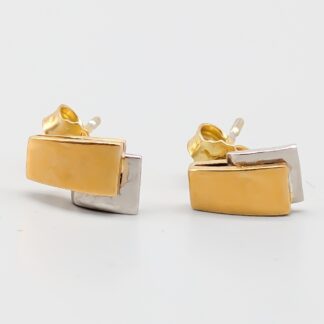 Earrings in Multicolored Gold 18K 2.24g 10mm