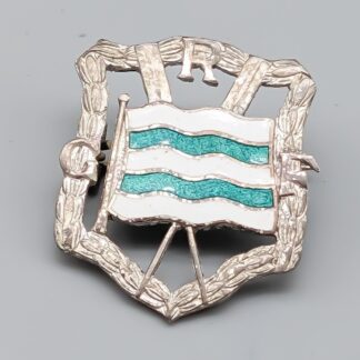 Brooch in Silver with Enamel S830 3.53g 22mm