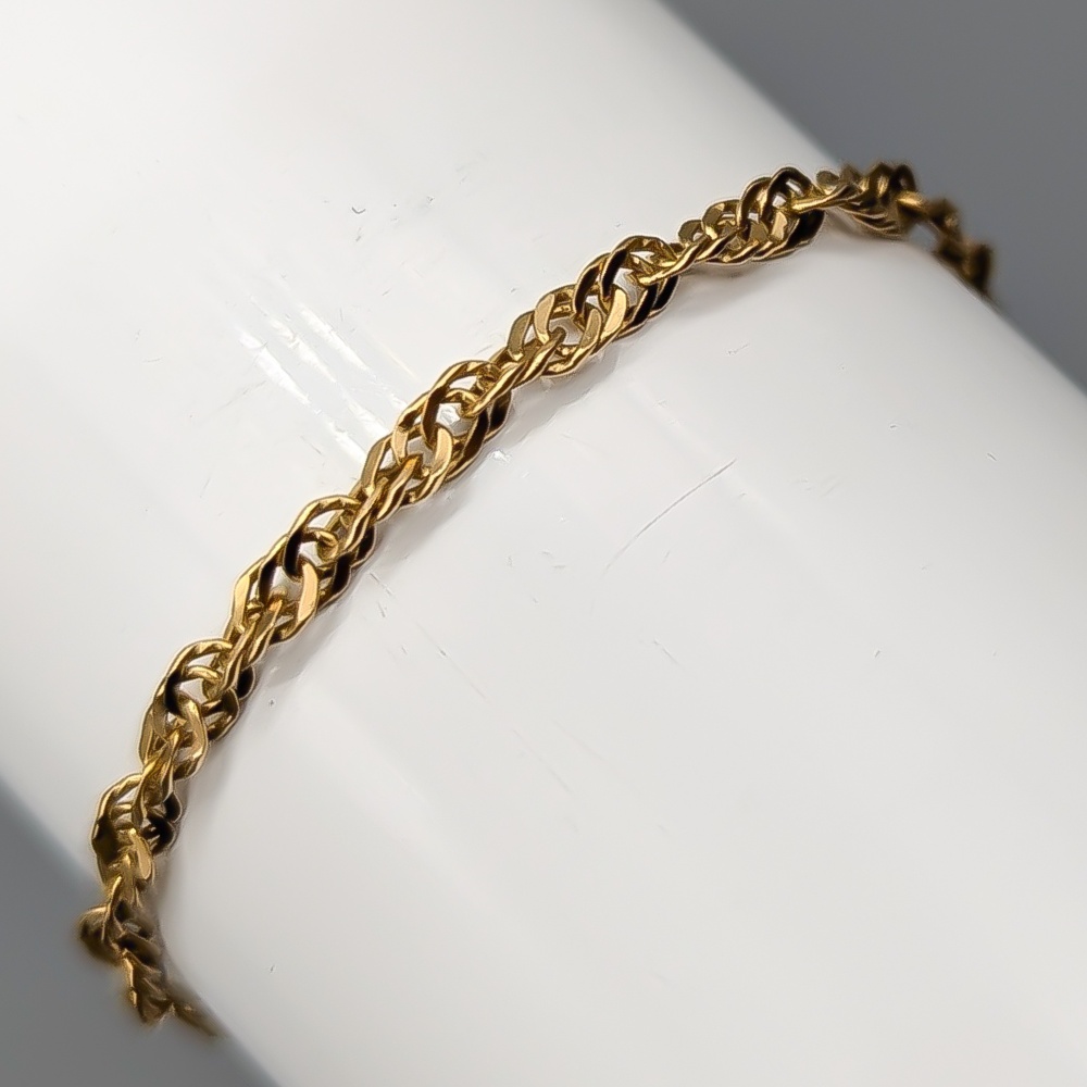Singapore Chain in Gold 18K 3.08g 18.5cm