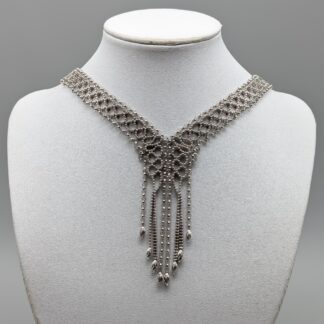 42cm Necklace in White Gold 18K 41.3g