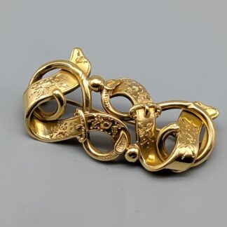 Brooch in Gold 18K 4.53g 40mm