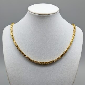 55.5cm Foxtail in Gold 18K 19.83g