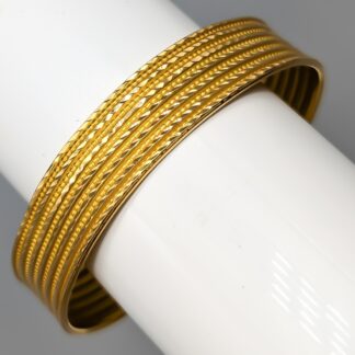 19cm Bangle bracelet in Gold 21K 14.94g