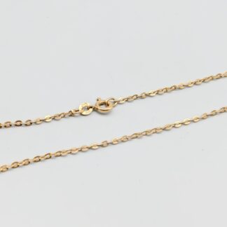 45.5cm Diamond Cut Cable Chain in Gold 18K 3.25g
