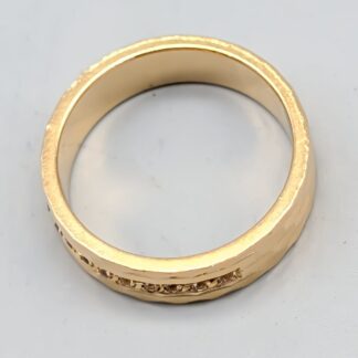 Ring i Guld med Vita Stenar-0