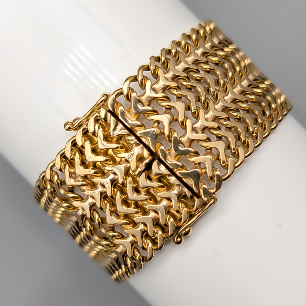 19cm Herringbone Chain in Gold 18K 48.7g - Image 2