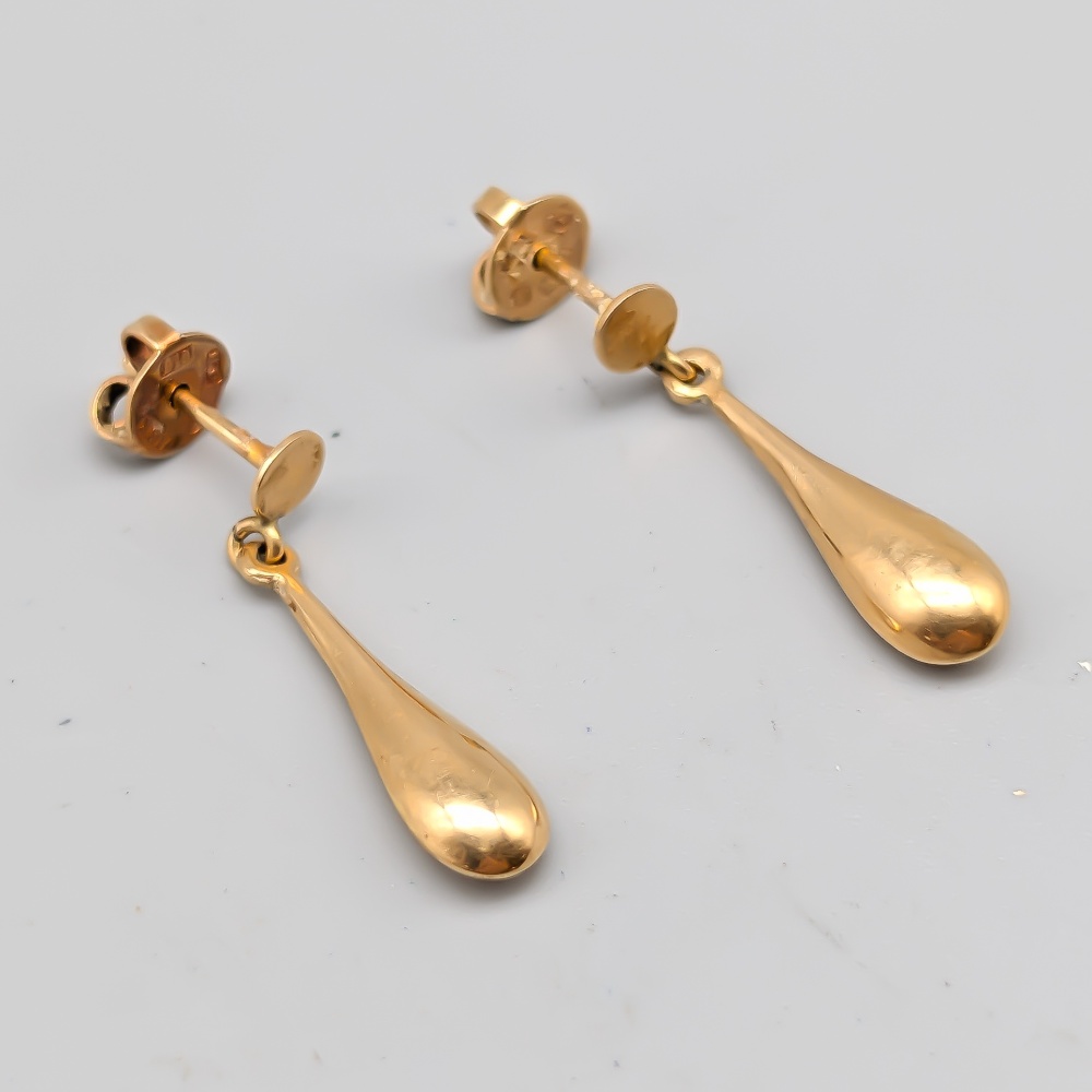 Earrings in Gold 18K 2.11g 25mm