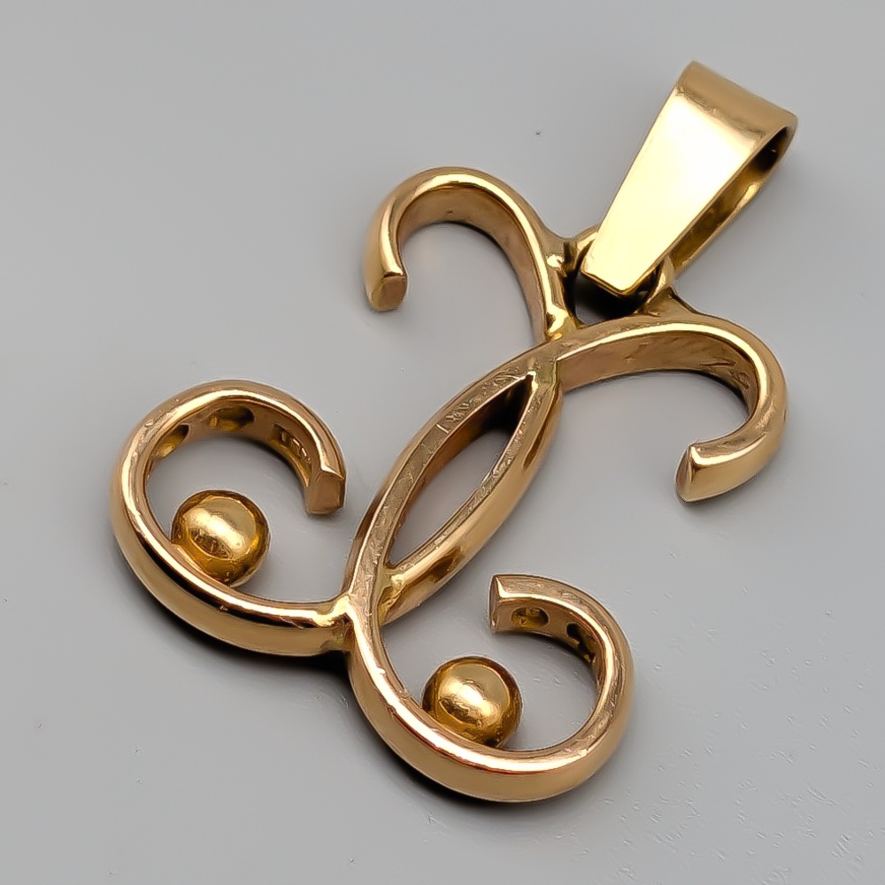 Pendant in Gold 18K 7.94g 26mm - Image 2