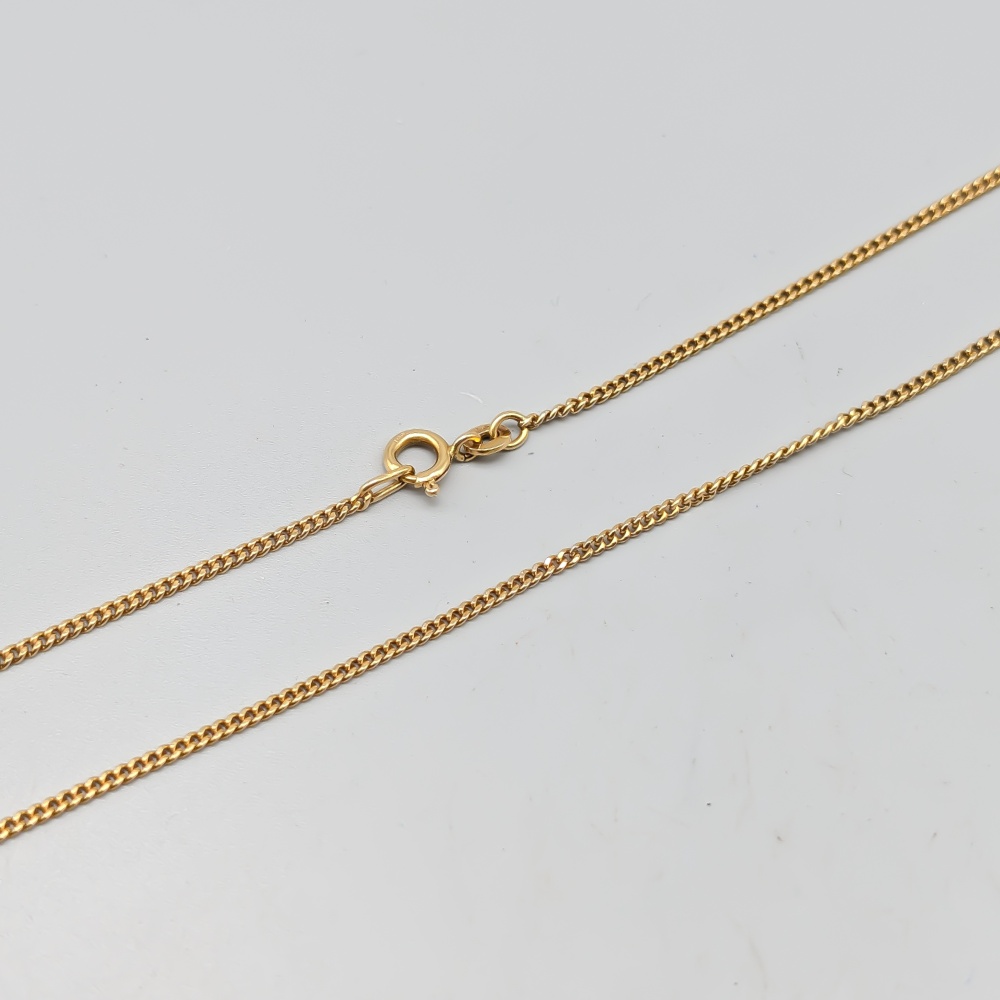 61.5cm Curb Chain in Gold 18K 7.2g