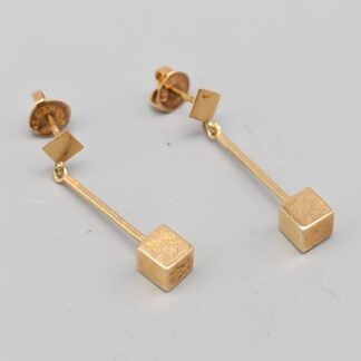 Earrings in Gold 18K 2.48g 30mm