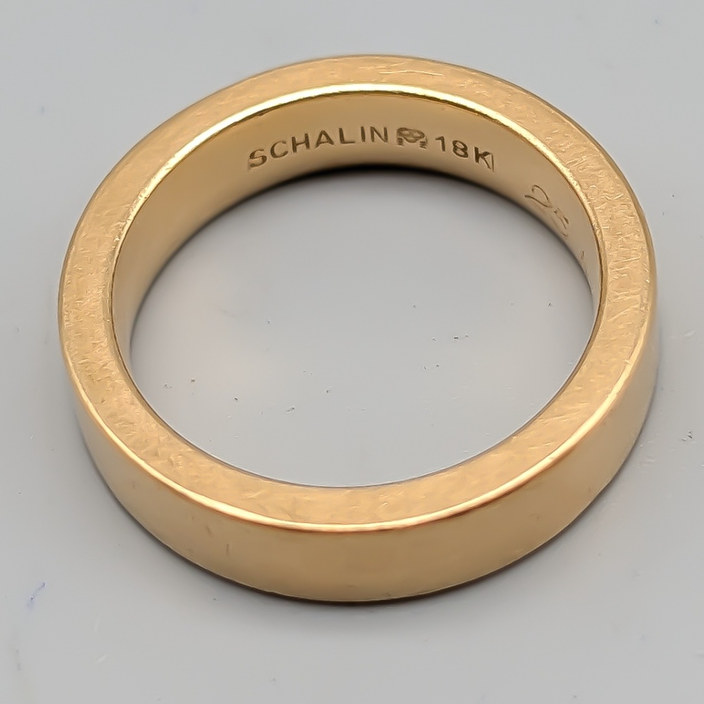 Schalins Ring in Gold with Namn Jonny 18K 10.53g 17.25mm - Image 2