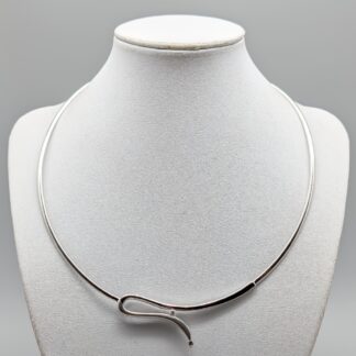 45cm Necklace in White Gold with Diamonds 18K 22.77g