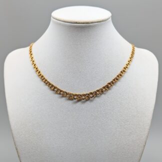 43.5cm Graduated Bismarck Chain in Gold 18K 12.34g