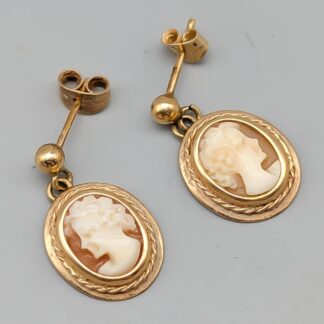 Earrings in Gold with Kaméer 18K 2.27g 15mm