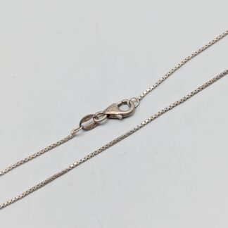 44.5cm Box Chain in Silver S925 1.71g