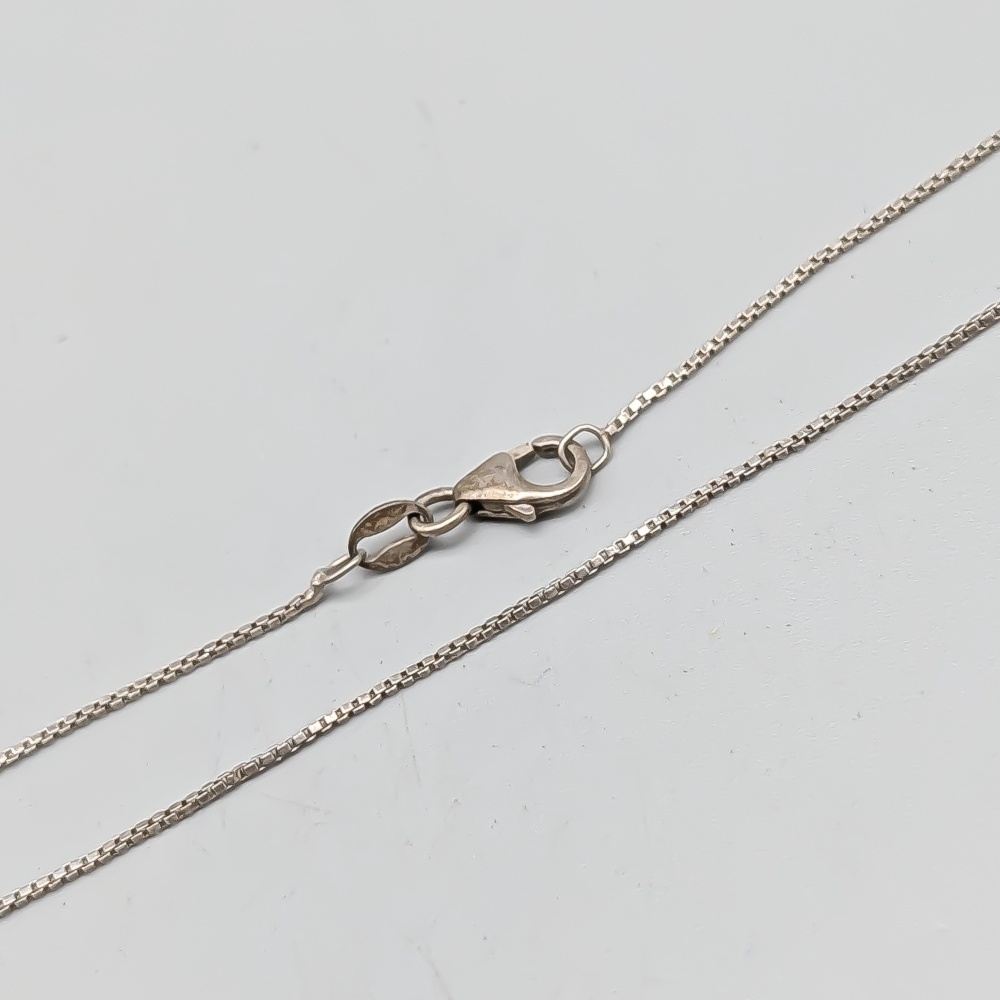44.5cm Box Chain in Silver S925 1.71g