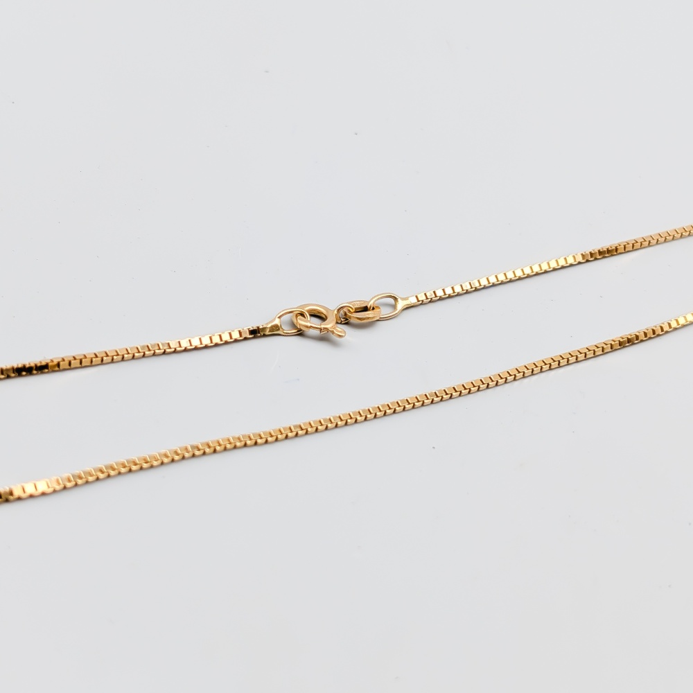 40cm Box Chain in Gold 18K 4.31g