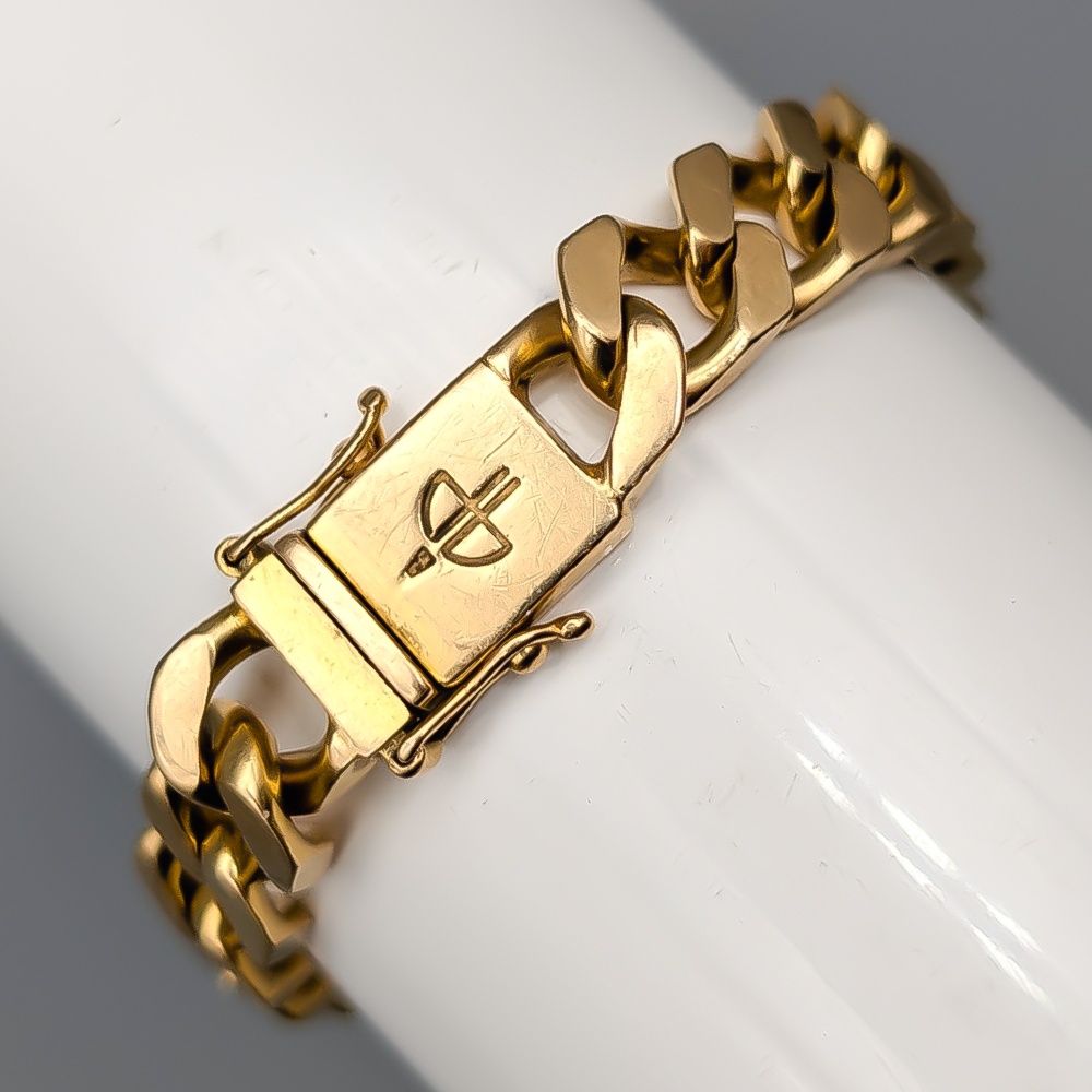 22cm Balestra Curb Chain in Gold 18K 43.81g - Image 3
