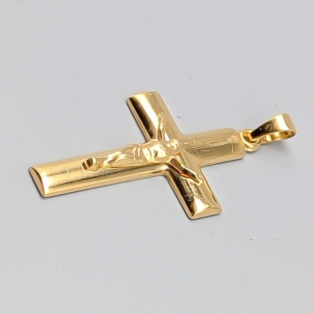 Pendant in Gold Cross 9K 1.21g 31mm - Image 2