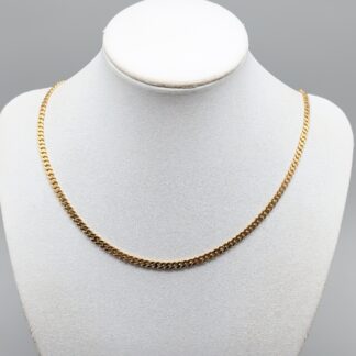 44.5cm Graduated Curb Chain in Gold 18K 13.3g