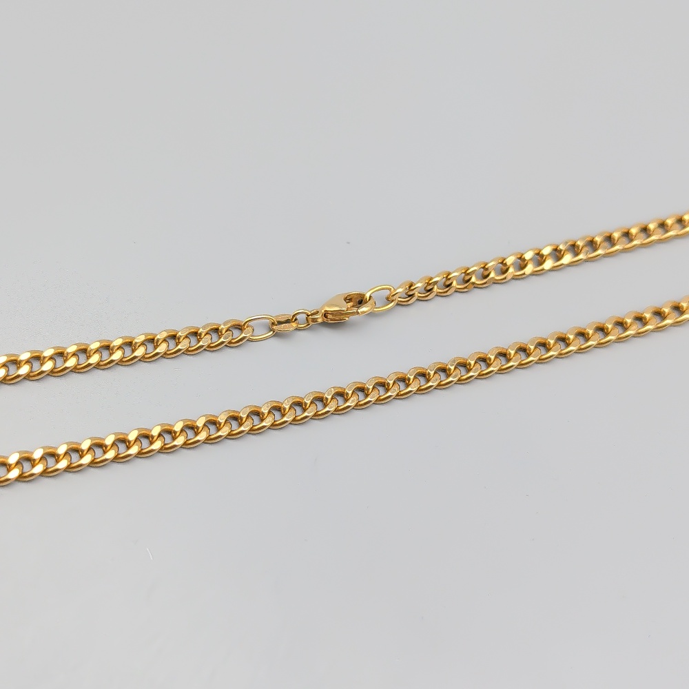 46cm Svedbom Curb Chain in Gold 18K 13.85g - Image 2