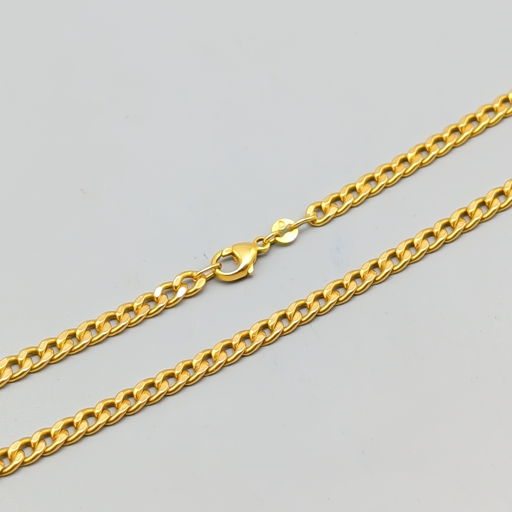 46.5cm Curb Chain in Gold 18K 12.76g