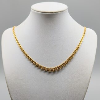 46cm Graduated Bismarck Chain in Gold 18K 14.98g