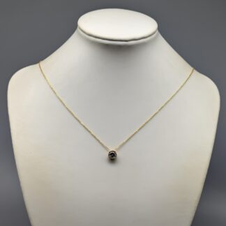 44cm Guldhalsband with Glassten 14K 1.81g