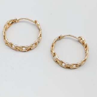 Earrings in Gold 18K 3.03g 17mm