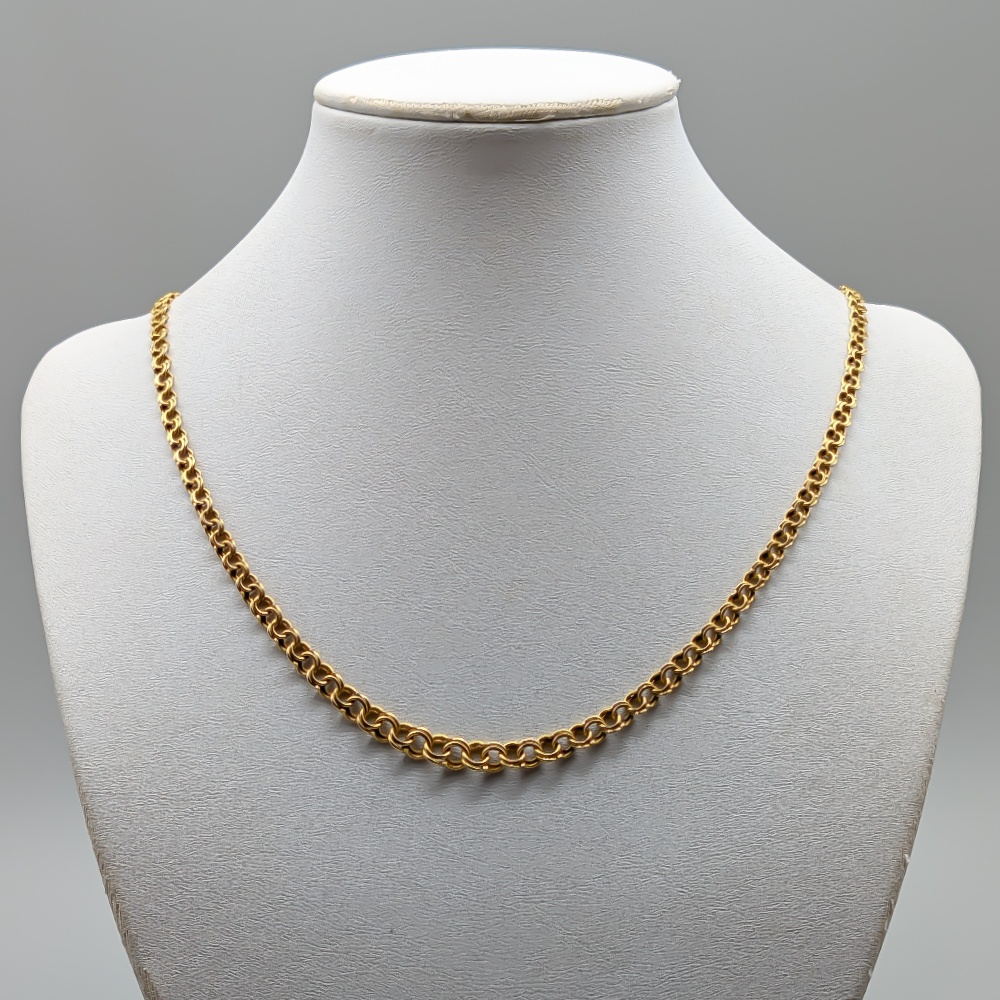 51.5cm Graduated Bismarck Chain in Gold 18K 12.51g