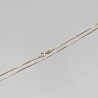 52.5cm Box Chain in Gilded Silver S925 2.91g