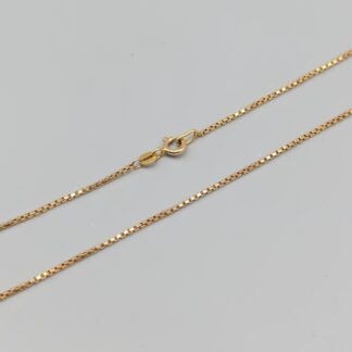 47cm Box Chain in Gold 18K 4.79g
