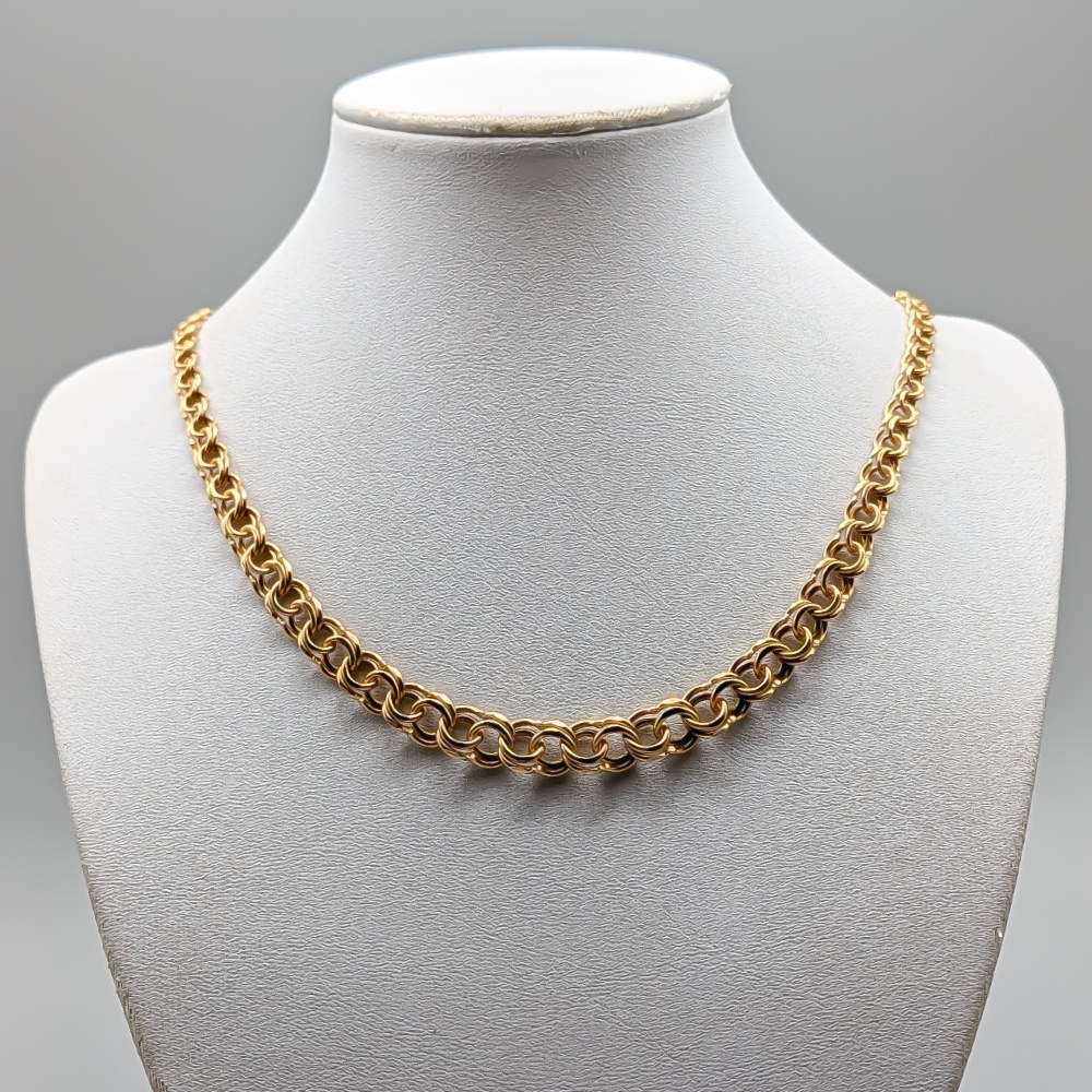 43cm Graduated Bismarck Chain in Gold 14K 24.47g
