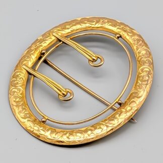 Brooch in Gold 10K 8.62g 56mm