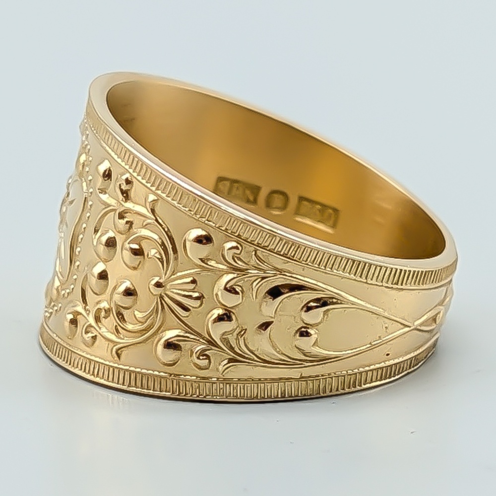 Diamond Ring in Gold 18K 9.18g 18.5mm - Image 2