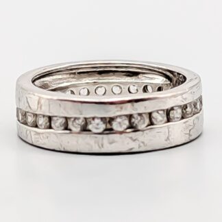 Rings in Silver with White Stones S925 5.31g 17mm