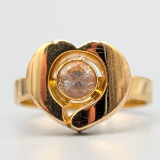 Karl Laine Ring i Guld med Bergkristall-0