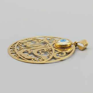 Pendant in Gold with Evil Eye 18K 4.6g 42mm