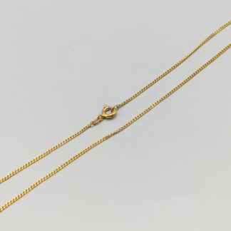 42cm Curb Chain in Gilded Silver S830 2.07g