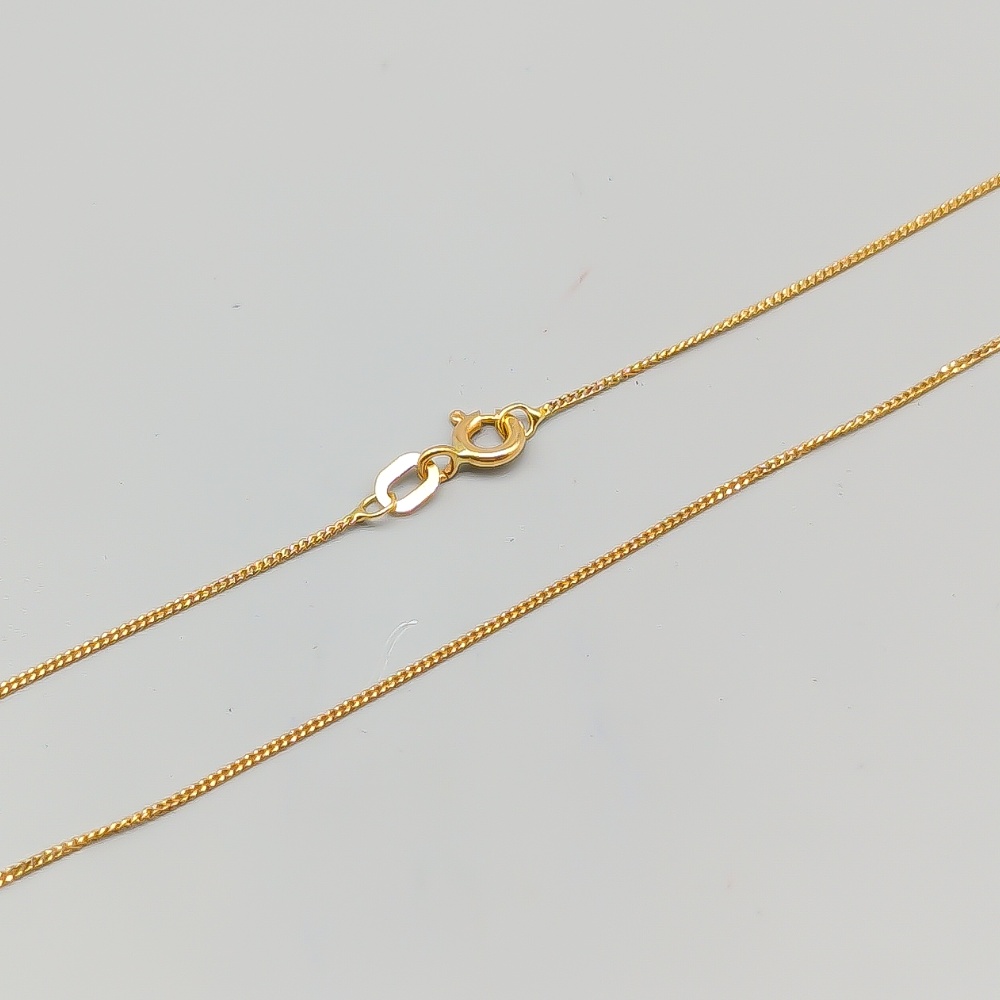 38.5cm Curb Chain in Gold 18K 1.28g