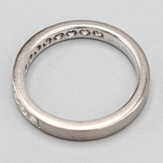 Schalins Alliansring i Vitguld med Diamanter-0